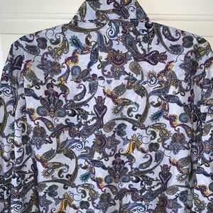Alan Flusser Shirts - Men’s Paisley Button Down Shirt Alan Flusser Shirts - Men’s Paisley Button Down Shirt